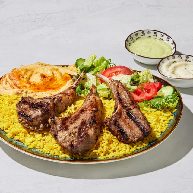 Lamb Chop Plate.