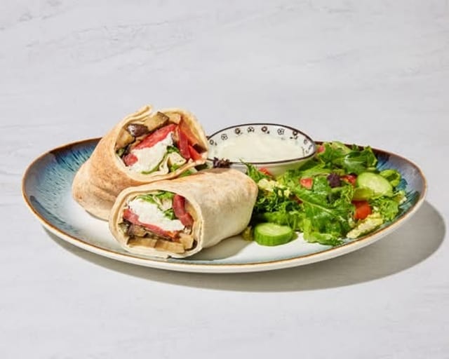 13.Grilled Eggplant Wrap.